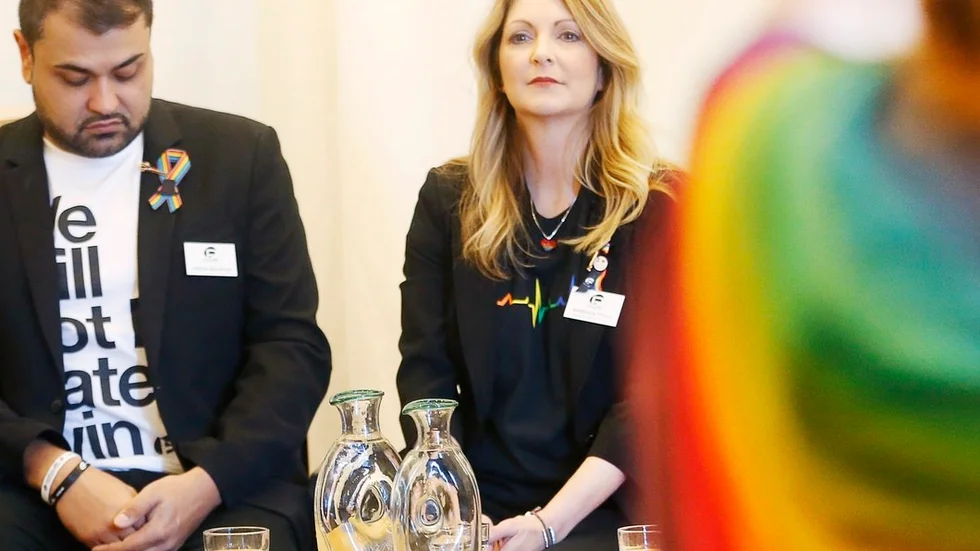 Neema Bahrami, eventansvarig på Pulse Orlando och Barbara Poma, ägare av Pulse Orlando.