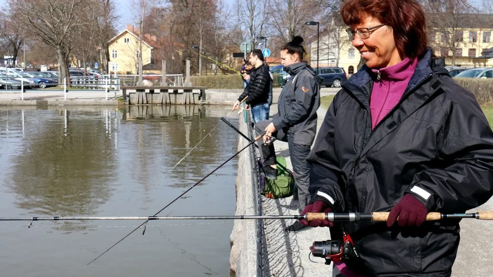 Fisk för tredje året i rad? Agneta Mallin utrustar sig som alltid med tålamod när det gäller att gå i närkamp med fisk.