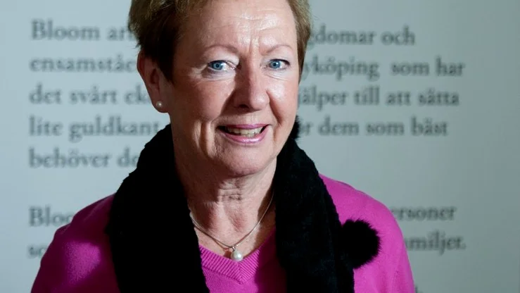 Siw Johansson i den ideella föreningen Bloom, som nu avgår som ordförande i Bloom efter sex år.