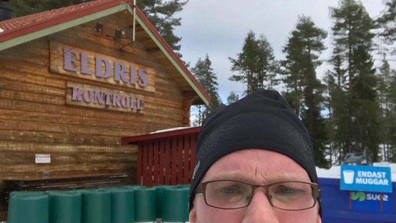 David Karlsson fyller 33 år på måndagen. Nu ger han sig själv en "present" i förskott – nio jobbiga mil mellan Sälen och Mora.