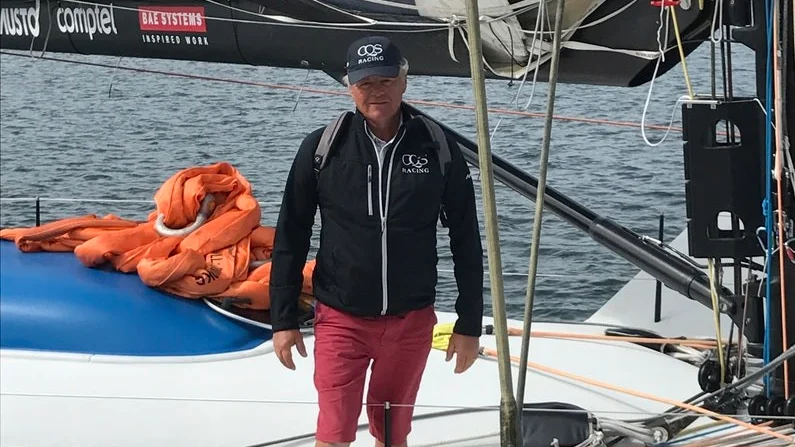 Ludde Ingvall, kapten på CQS.  Under en presskonferens på söndagen visade