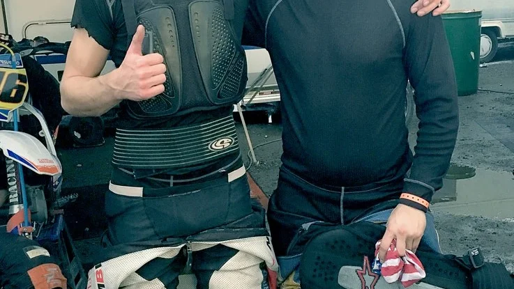 Hampus Gustafson från Glanshammar och Kevin Fagré från Eskilstuna gjorde båda riktigt bra prestationer i världens största supermototävling som även är säsongsfinalen.