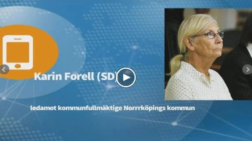 SD-politikern Karin Forell från Norrköping hamnade i fokus efter sin kommentar om flyktingbarn och grisar.