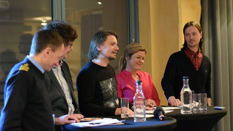 På Louis de Geer i Norrköping hölls en pressträff för att presentera det nya säkerhetstänket. Foto: Max Elofsson