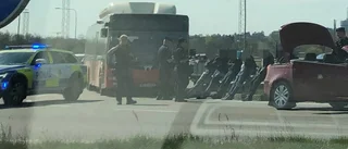 Polisen larmades till Kallerstad
