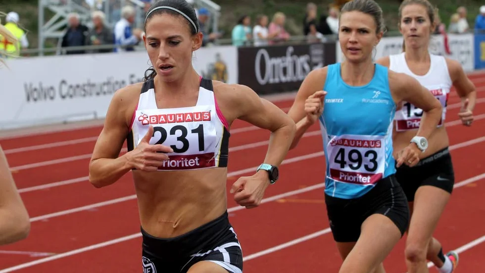 Johanna Eriksson, Motala AIF, fortsätter att springa bra.