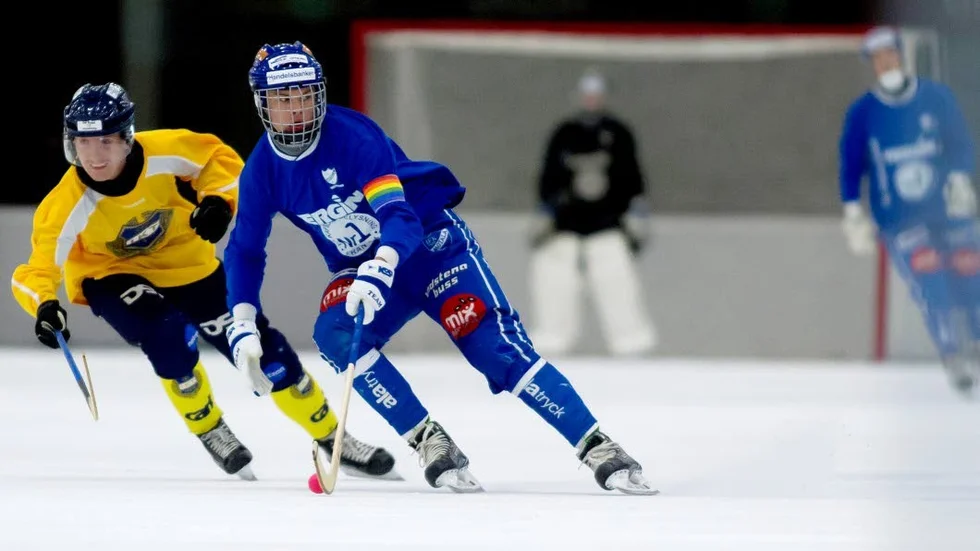 Erik IVarsson slog dit ännu en straff i matchen mot Falu BS