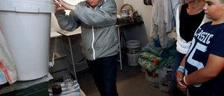 Besökare bjöds på säsongens honung