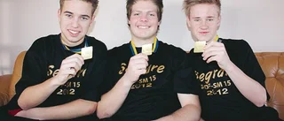 Tre guldmedaljörer från Rimforsa