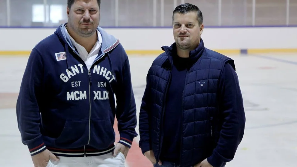 De tidigare Wetterntränarna Marcus Lindholm och Jonas Oskarsson.