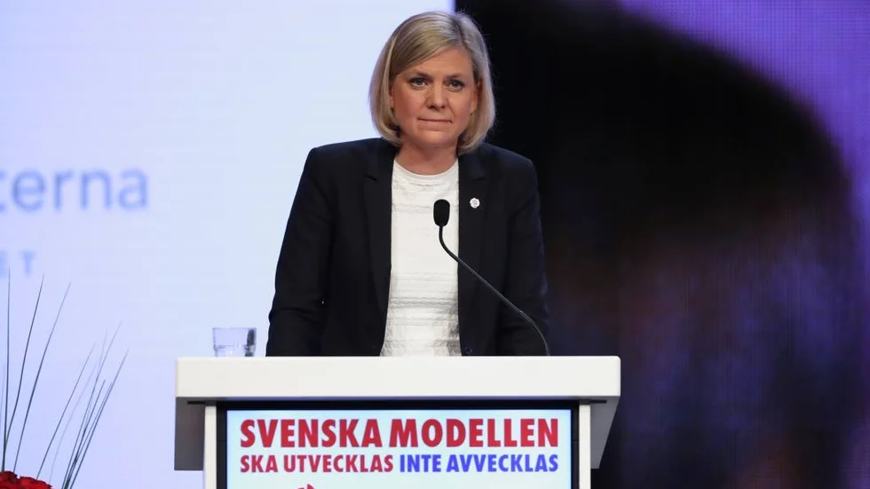 Partikongressen. Socialdemokraternas partikongress avslutades på onsdagen. Finansminister Magdalena Andersson i talarstolen.