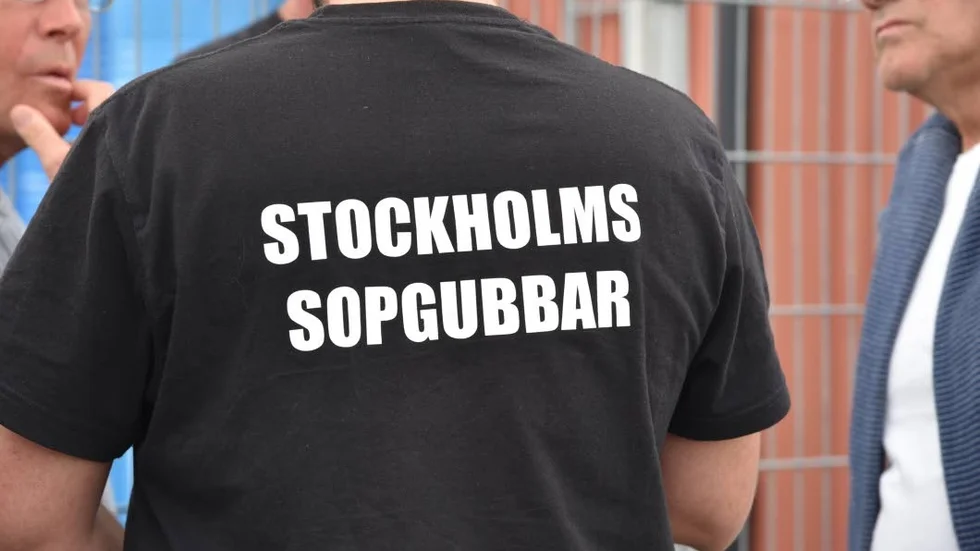 Västerviks Socialistförening ger sitt stöd till Stockholms renhållningarbetares strejk.