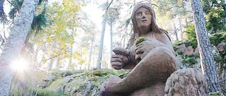 Unik konst i trollskogen