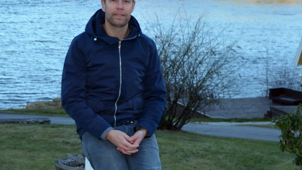 Andreas Nilsson, ägare till Nya vatten. Foto: Anders Sjögren