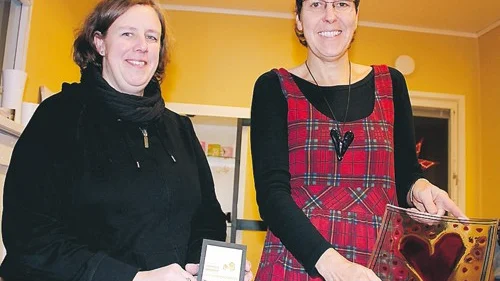 Initiativtagarna. Marie Svensson t v och Lena Nilsson satsar på en ny butik i Rimforsa.