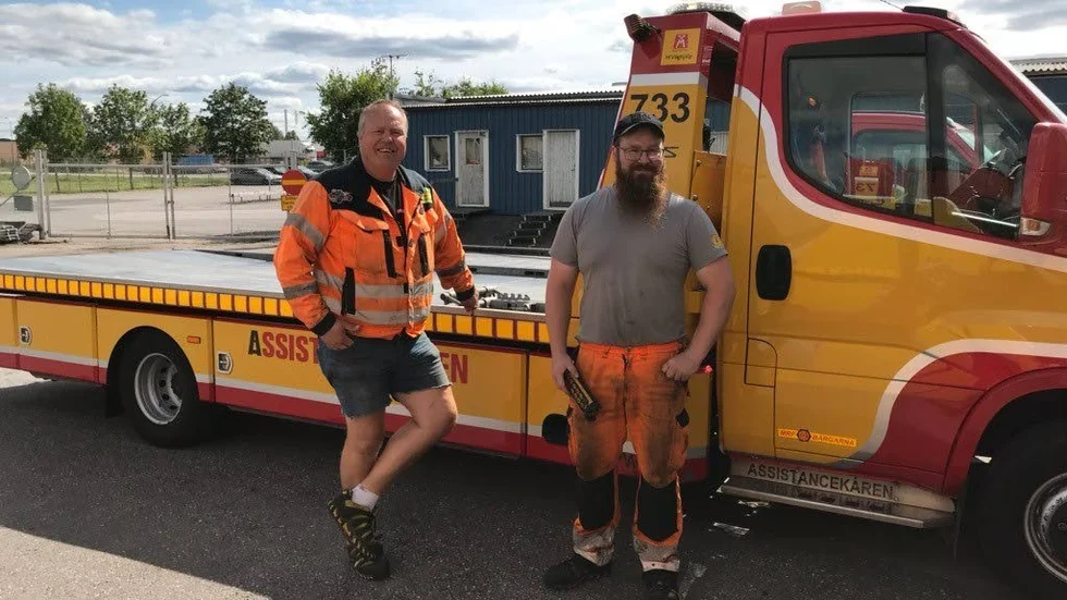 Cyril Mårt och Niklas Mårt kan en hektisk sommardag behöva rycka ut cirka 15 gånger.