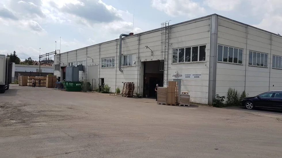 Industrigatan 1 i Mjölby. Tidigare Lanab, nu Artex. Från början Mjölby kontorsmöbler, MKM