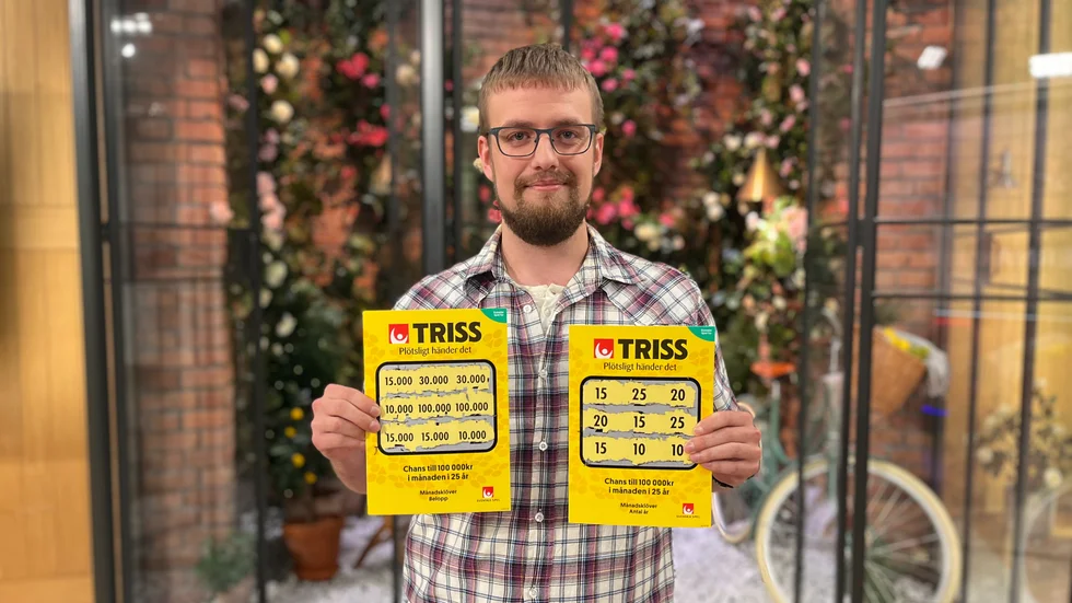 Uppsalabon Joel Götesson, 29 år, skrapade fram en vinst på totalt 2,7 miljoner kronor på lördagsmorgonen.