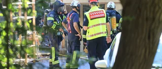 Brand i villa i Märsta – boende evakuerade