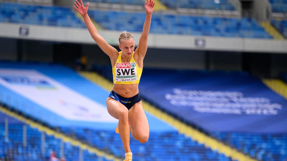 Maja Åskag tog Sveriges första medalj på JEM under fredagen.
