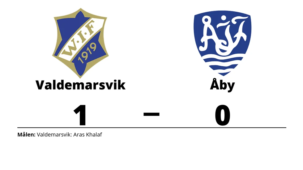 Valdemarsviks IF vann mot Åby IF