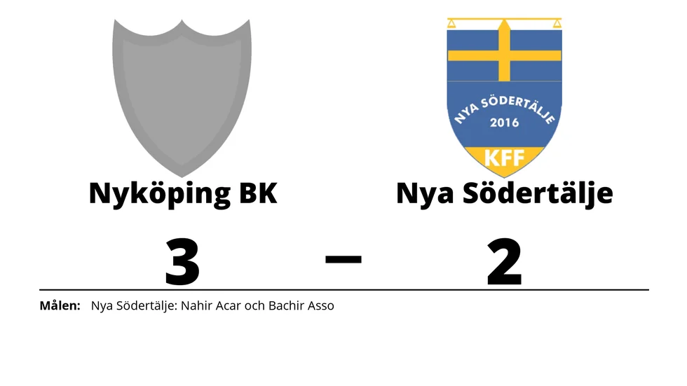 Nyköpings BK vann mot Nya Södertälje KFF
