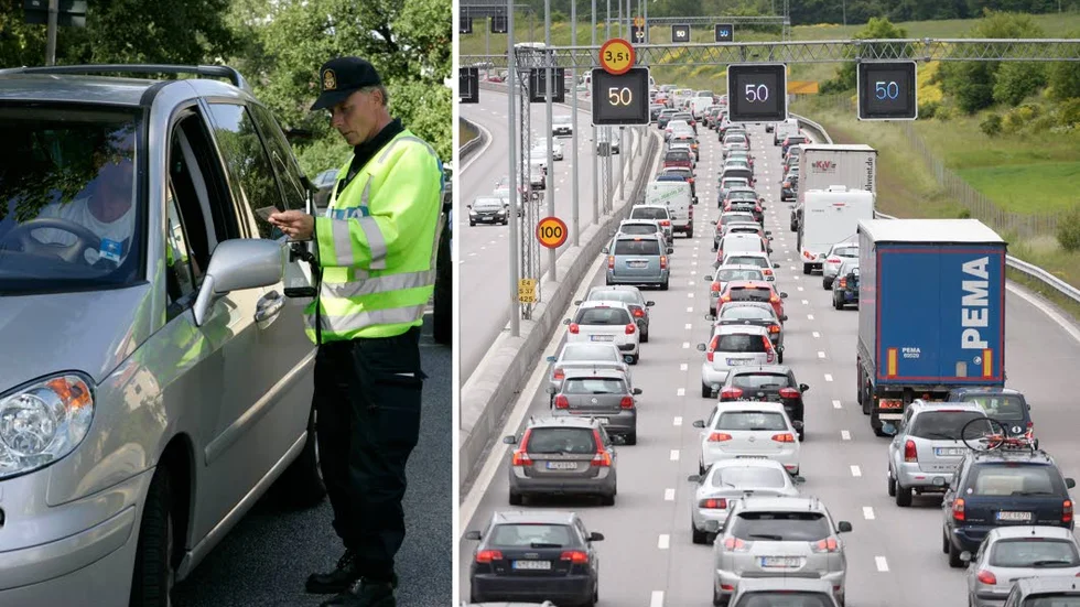 Midsommar. Polisen uppmanar folk till att inte stressa.
