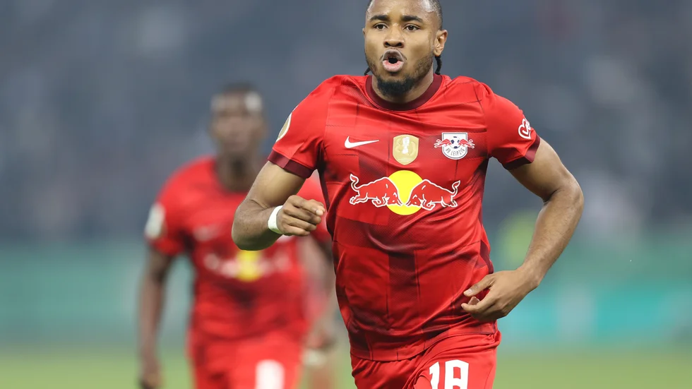 Christopher Nkunku är klar för Chelsea. Arkivbild.