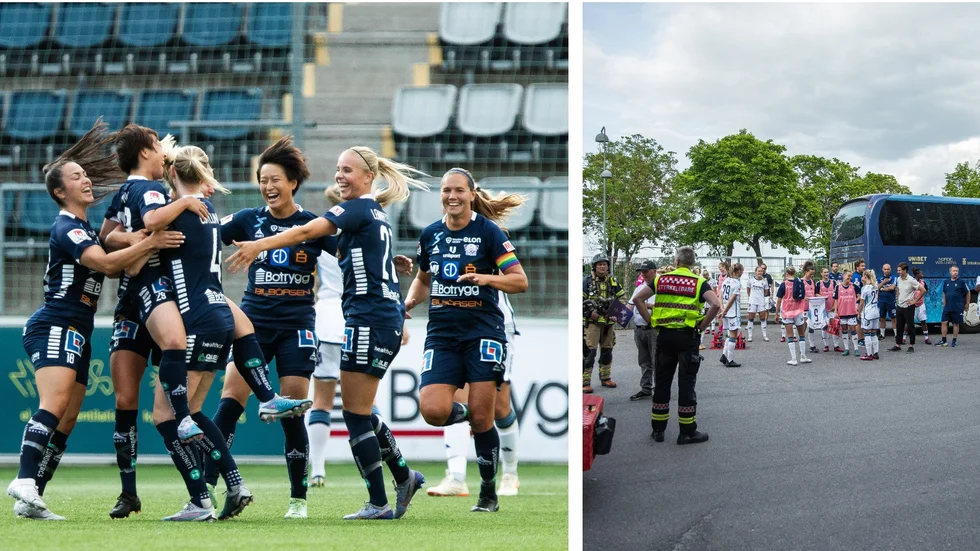 Efter brandlarmsutrymning kom Linköping FC ut med full fart under skorna. 2-0 gjordes på knappa nio minuter. 