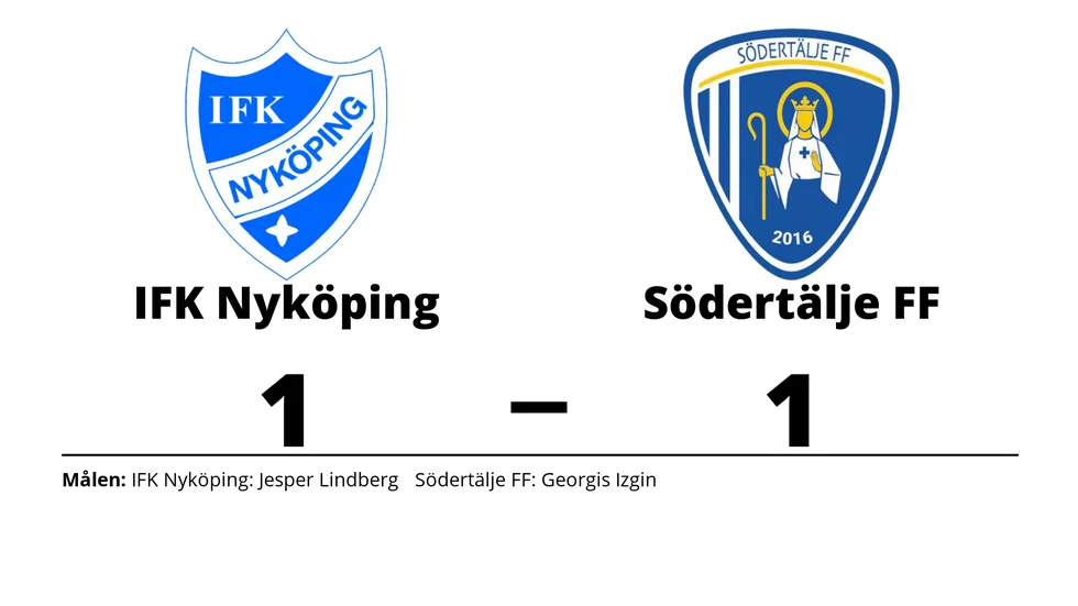 IFK Nyköping spelade lika mot Södertälje FF