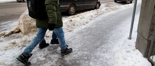 Väder: Glashalt och besvärligt