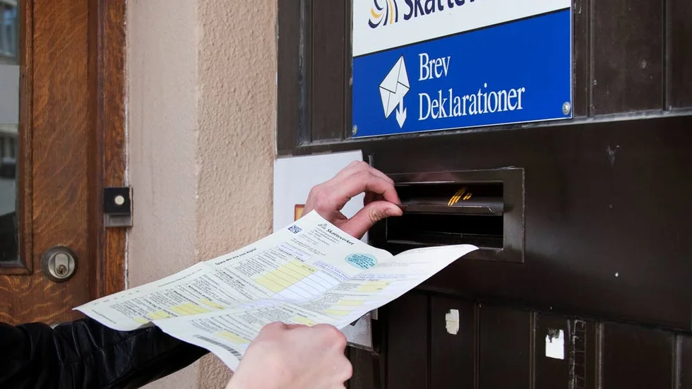 Så här är vi vana att se deklarationerna. Men har du deklarerat digitalt så kan du få pengar idag.