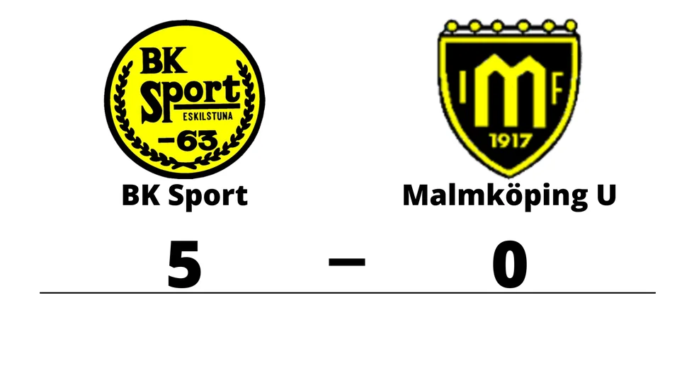 BK Sport vann mot Malmköpings IF