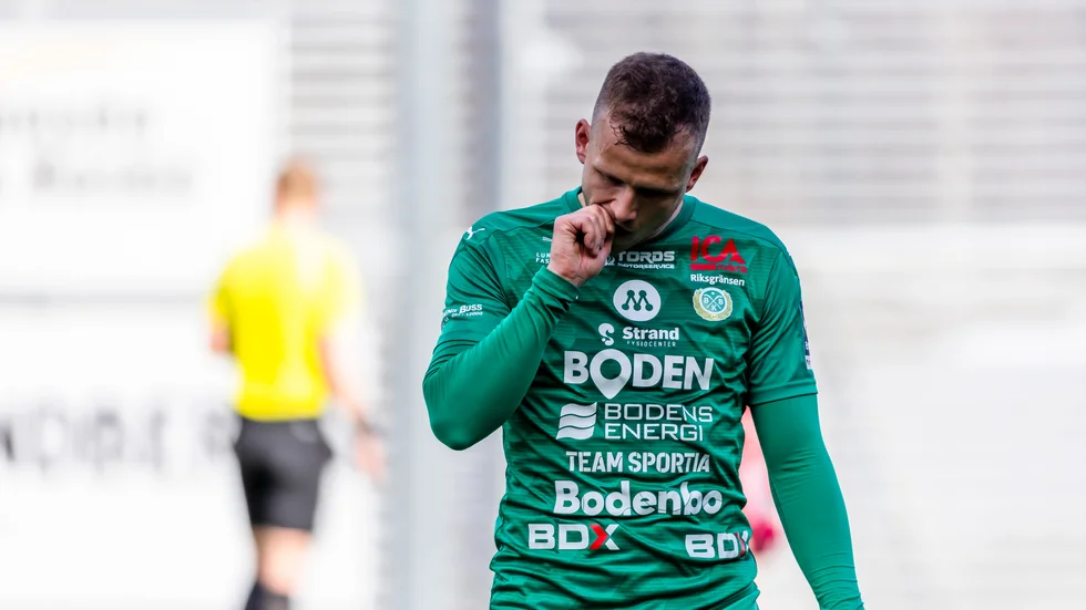 Felix Gustavsson ser ut att missa viktiga länsderbyt mot Piteå IF.