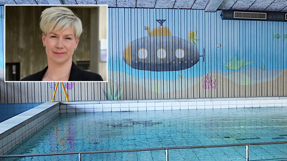 Kommunalrådet Nina Waara (S) menar att simhallen är en tuff men viktig fråga.