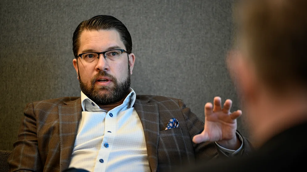 "Nu sitter de vid makten och granskas. Det är väl bra, även sett med SD-ögon" skriver insändarskribenten. Arkivbild på 
Sverigedemokraternas partiledare Jimmie Åkesson.