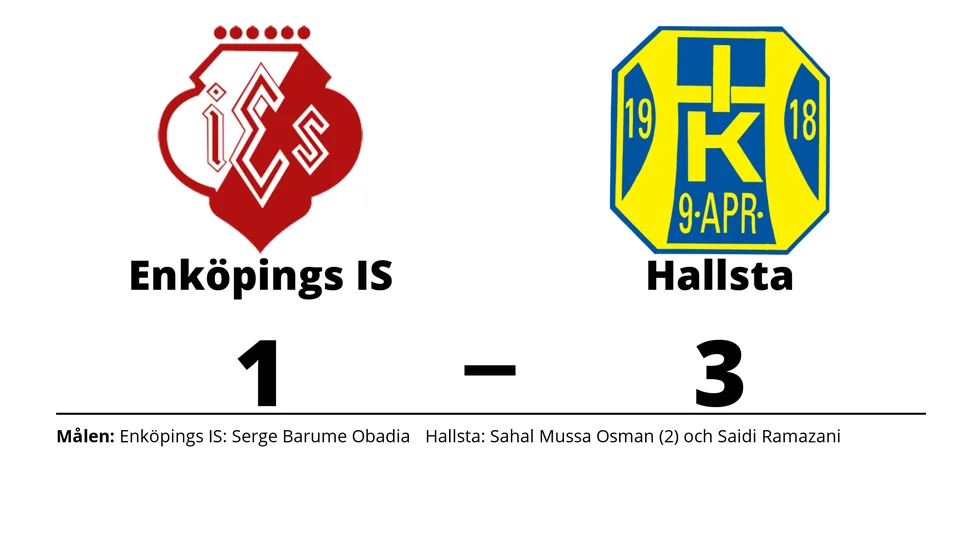 Enköpings IS förlorade mot Hallsta IK