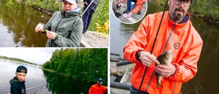 Streetfiske i centrala Luleå – tävlingen lockade unga deltagare