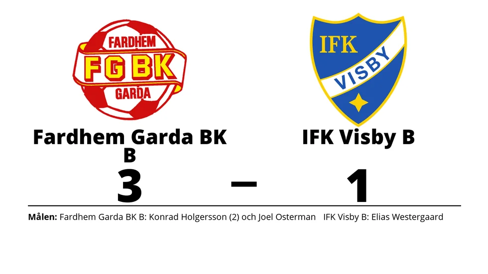 Fardhem Garda BK B vann mot IFK Visby B