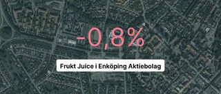 Röda tal för första gången för Frukt Juice i Enköping Aktiebolag