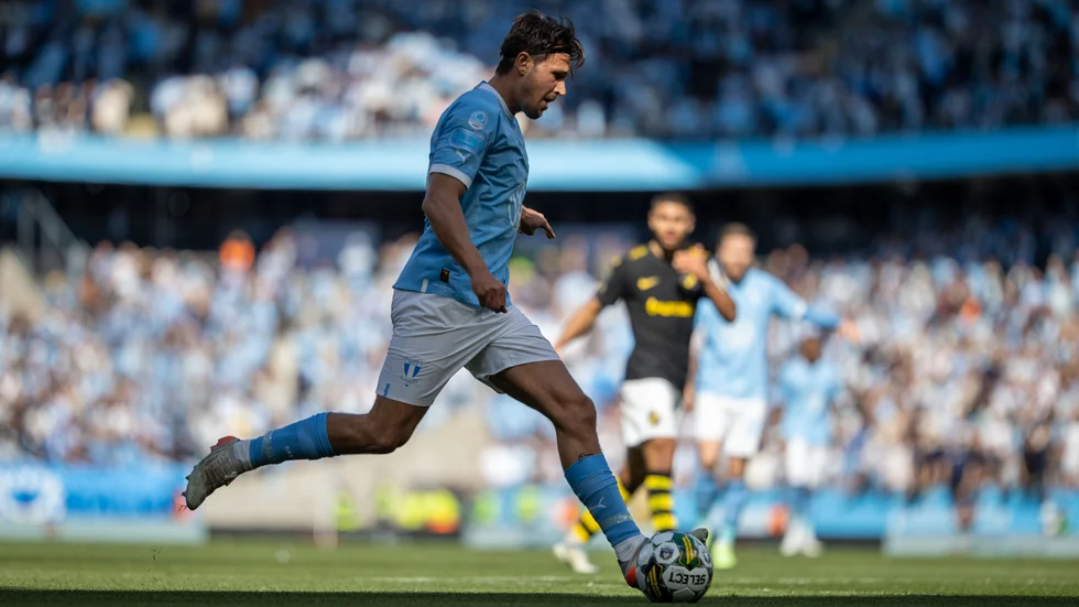 Malmö FF:s Stefano Vecchia. Arkivbild.