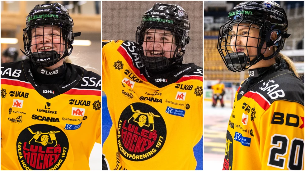 Astrid Lindeberg, Sara Lindqvist och Klara Kenttälä.