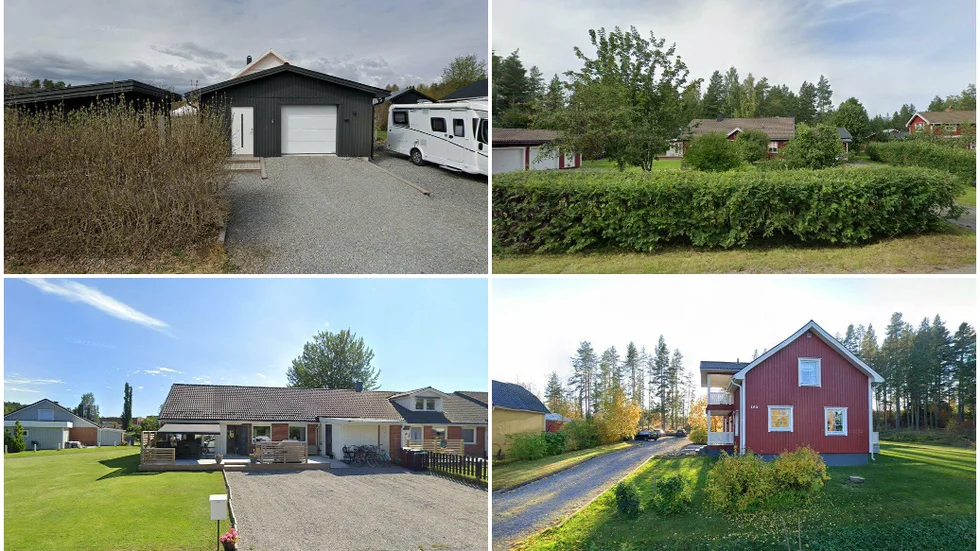 Påskgatan 3, Medlevägen 216, Hjortronstigen 2D och Drängsmark 163