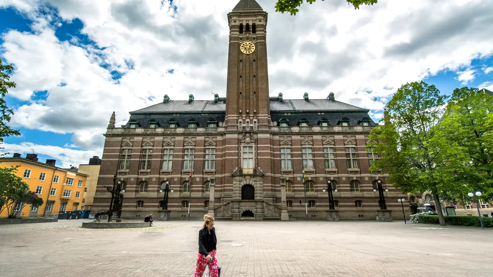 Rådhuset i Norrköping som är centrum för kommunens politiska administration. Arkivbild.