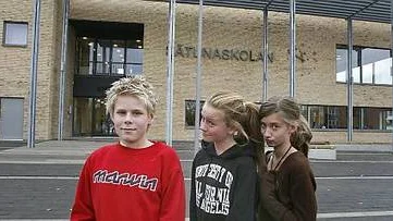 Mikael Sjöberg, Jenny Westin och Caroline  Larsson går på Sätunaskolan.