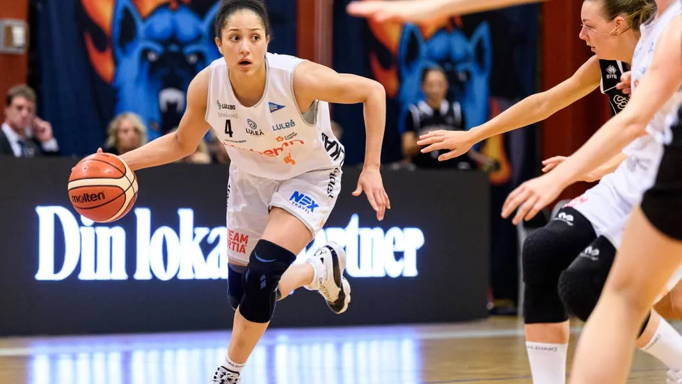 Luleå Baskets Chastity Reed imponerade i premiärmatchen.