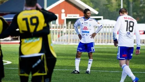 IFK Luleås erfarne mittfältare Charles Sampson var inte nöjd med lagets insats på Skytteholm.