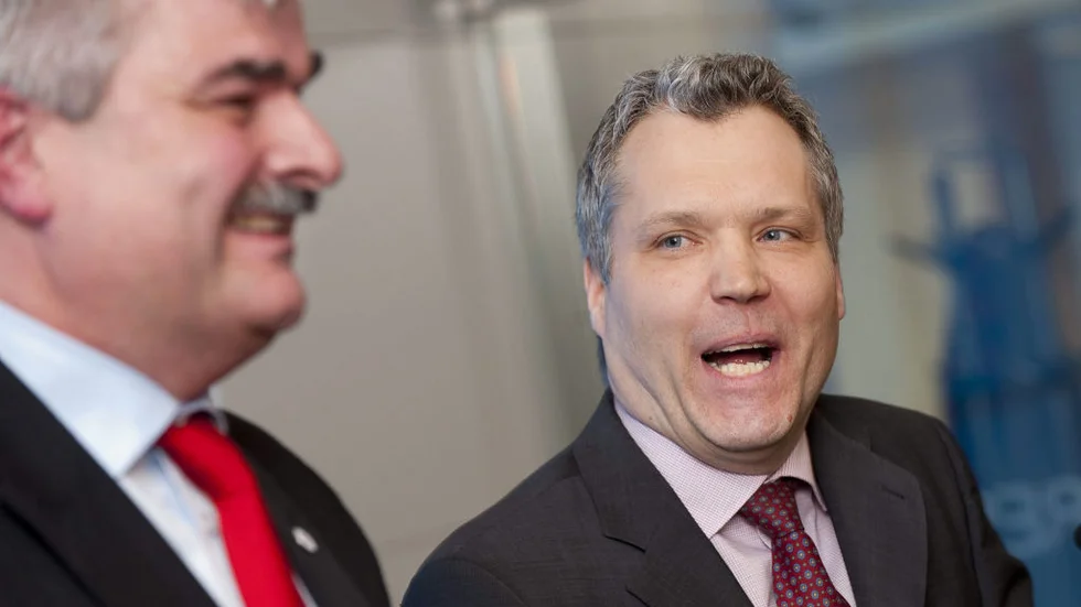 Efter vänstertalet kom i går högerflörten, en DN Debattartikel av Håkan Juholt och Tommy Waidelich.Foto: Jonas Ekströmer / SCANPIX