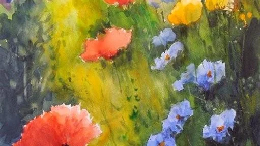 Sommarblommor är favoritmotiv hos Saro Aratoun.