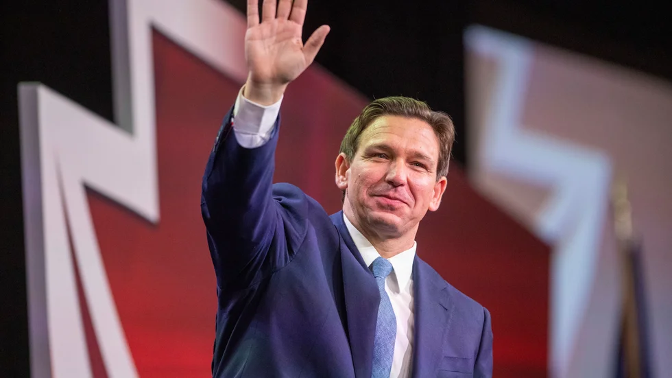 Floridas republikanske guvernör Ron DeSantis. Arkivbild.